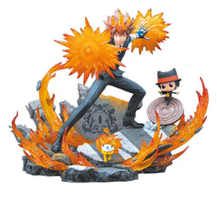 Reborn Resin Statue 1/6 Tsuna, Reborn & Natsu 37 cm 3521320425078