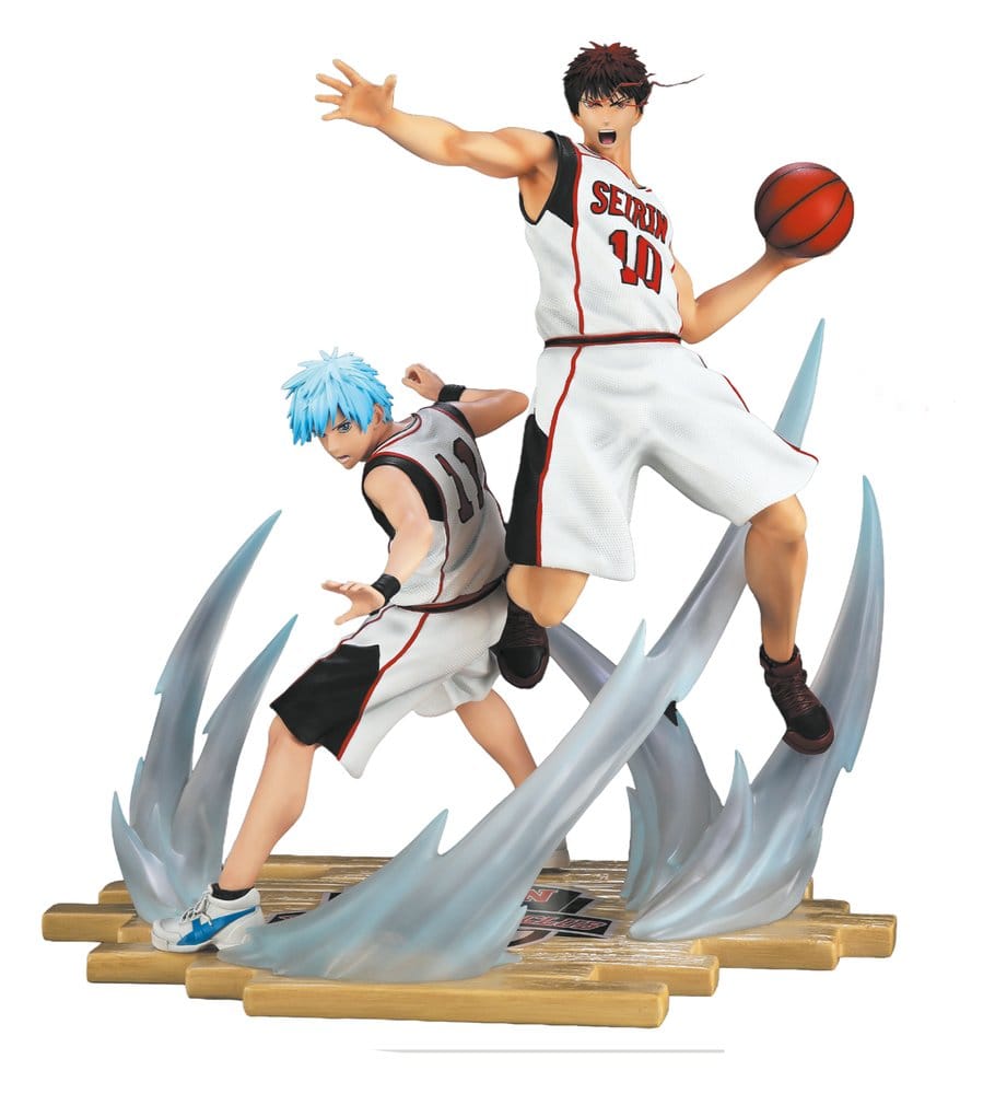 Kuroko's Basket Resin Statue 1/6 Tetsuya Kuroko & Taiga Kagami White Jersey Edition 41 cm 3521320425191