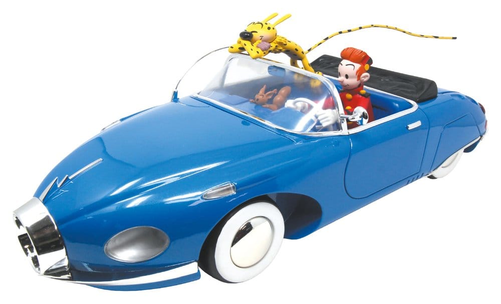 Spirou & Fantasio Resin Statue 1/10 Spirou, Marsupilami & Spip in the Turbotraction 3521320004501