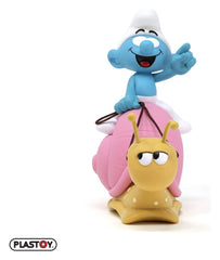 The Smurfs: Money Box Smurf on a Snail's Back 19 cm 3521320803296
