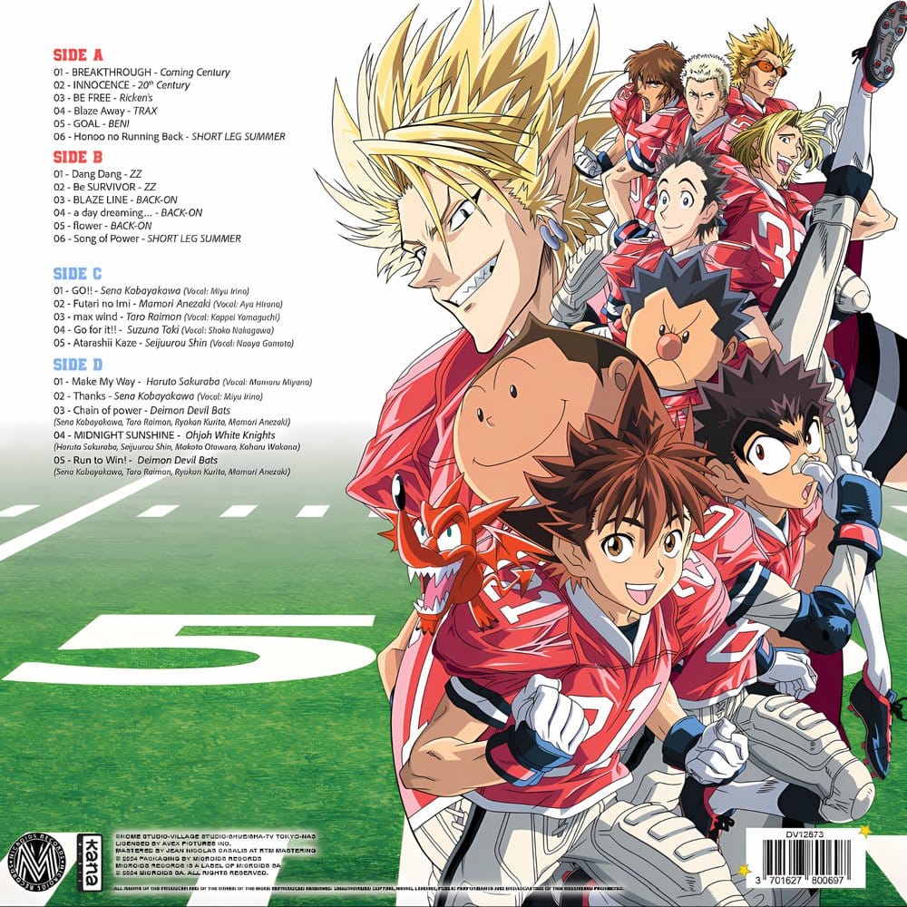 Eyeshield 21 Original Soundtrack Vinyl 2 x LP 3701627800697