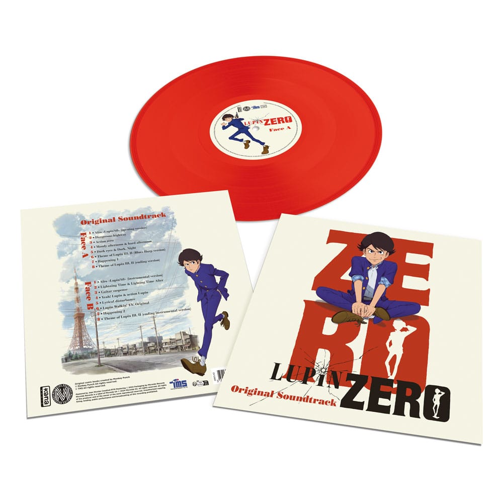Lupin Zero Best Selection Track Vinyl Red 3701627800802