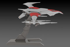 Dariusburst CS Core Plastic Kit 1/144 Legend Silver Hawk 3F-1B Space Fighter 14 cm 4582362385262