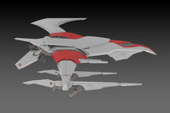 Dariusburst CS Core Plastic Kit 1/144 Legend Silver Hawk 3F-1B Space Fighter 14 cm 4582362385262