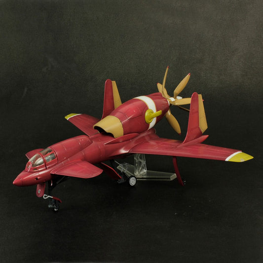 Royal Space Force: The Wings of Honnêamis Plastic Model Kit 1/72 Honneamise Oukoku Air Force Fighter Schira-DOW 3rd (Single Seat Type) 21 cm  4582362382001
