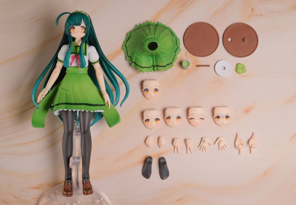 Tohoku Zunko/Zundamon Project Plafia Plastic Model Kit Tohoku Zunko 13 cm 4582362388003
