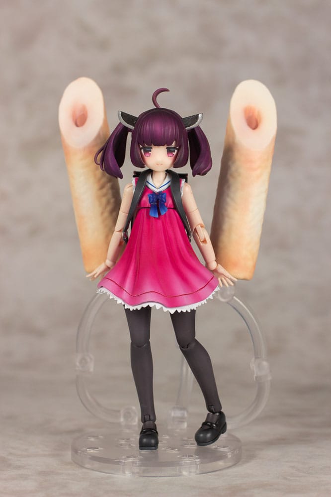 Tohoku Zunko Plastic Model Kit 1/12 Plafia Tohoku Kiritan Mini Figure Set 12 cm 4582362388805
