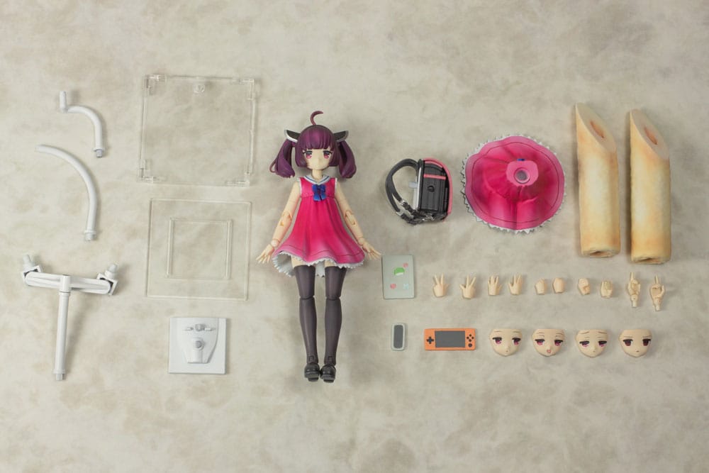 Tohoku Zunko Plastic Model Kit 1/12 Plafia Tohoku Kiritan Mini Figure Set 12 cm 4582362388805