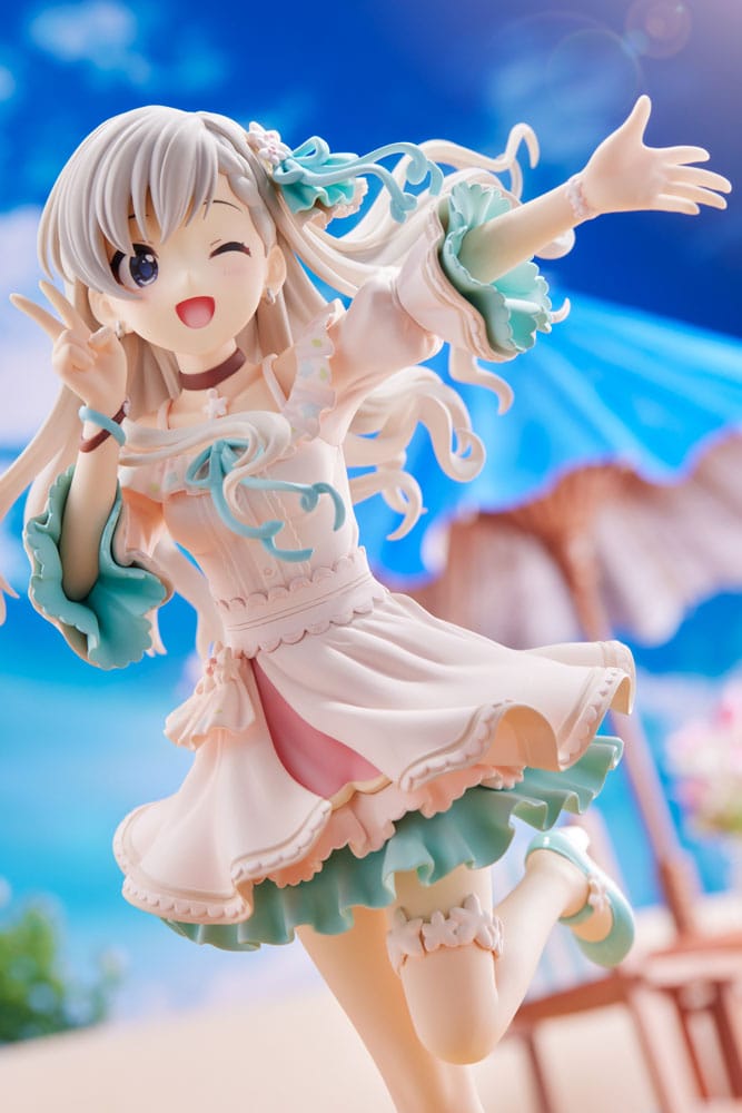 Idolmaster Cinderella Girls PVC Statue 1/7 Hayate HIsakawa [O-Ku-Ri-Mo-No Sunday ! ]+ 21 cm     4582362388911