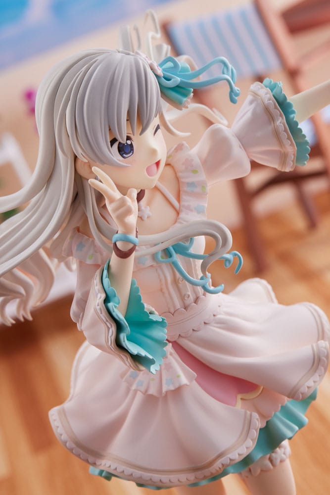 Idolmaster Cinderella Girls PVC Statue 1/7 Hayate HIsakawa [O-Ku-Ri-Mo-No Sunday ! ]+ 21 cm     4582362388911