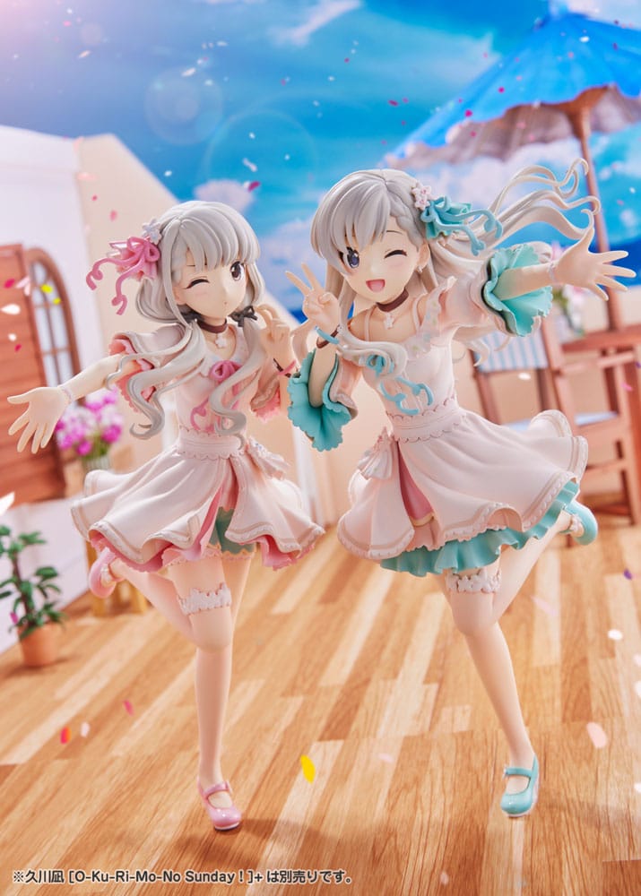 Idolmaster Cinderella Girls PVC Statue 1/7 Hayate HIsakawa [O-Ku-Ri-Mo-No Sunday ! ]+ 21 cm     4582362388911