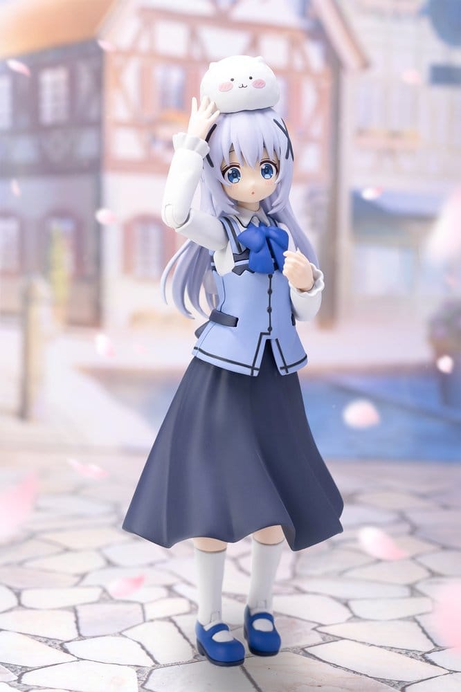 Is the Order a Rabbit? Bloom Plafia Plastic Model Kit Chino (Mini Figure set) 14 cm 4582362389765
