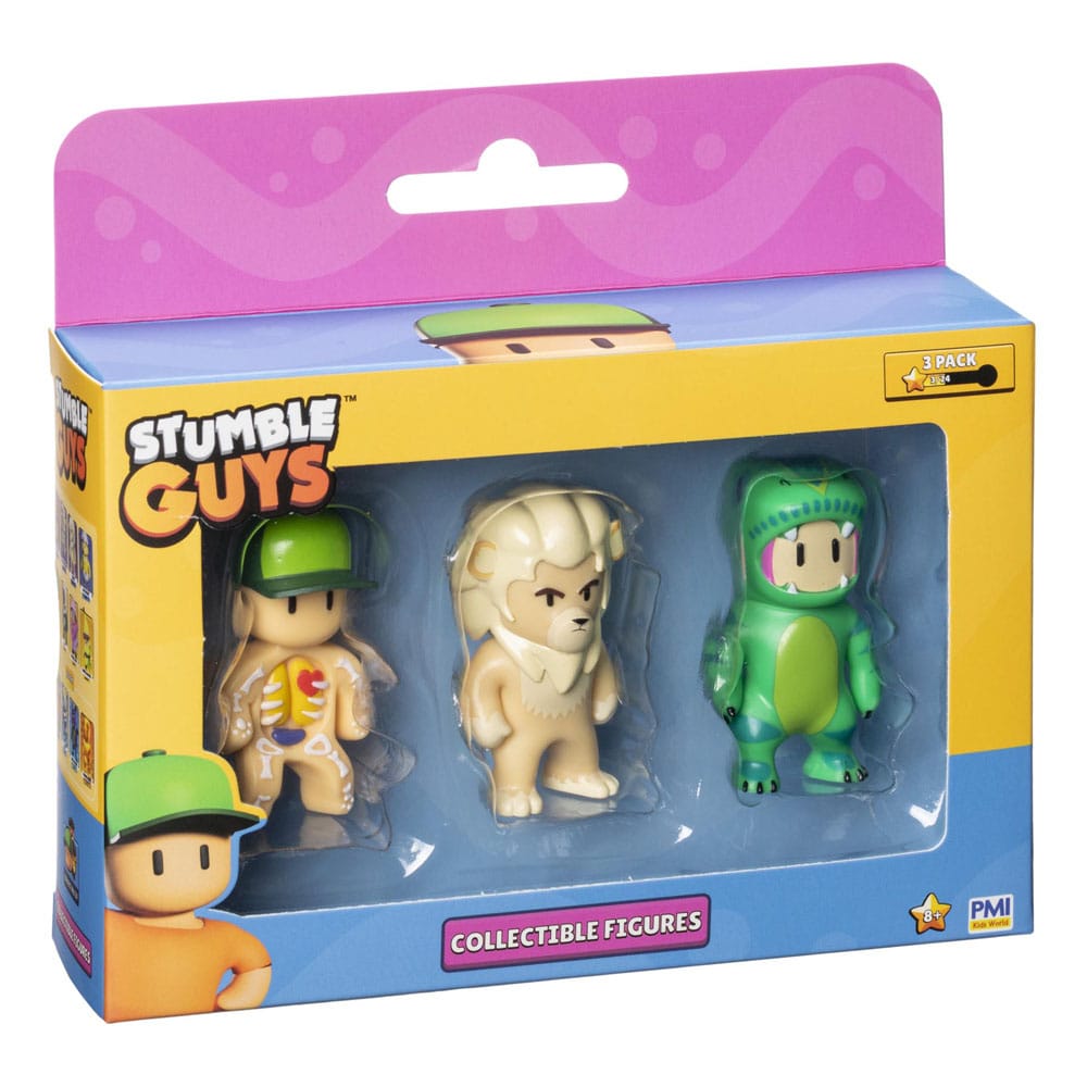 Stumble Guys: Wave 2 3-figure window box collectible figures assortment 7290120510166
