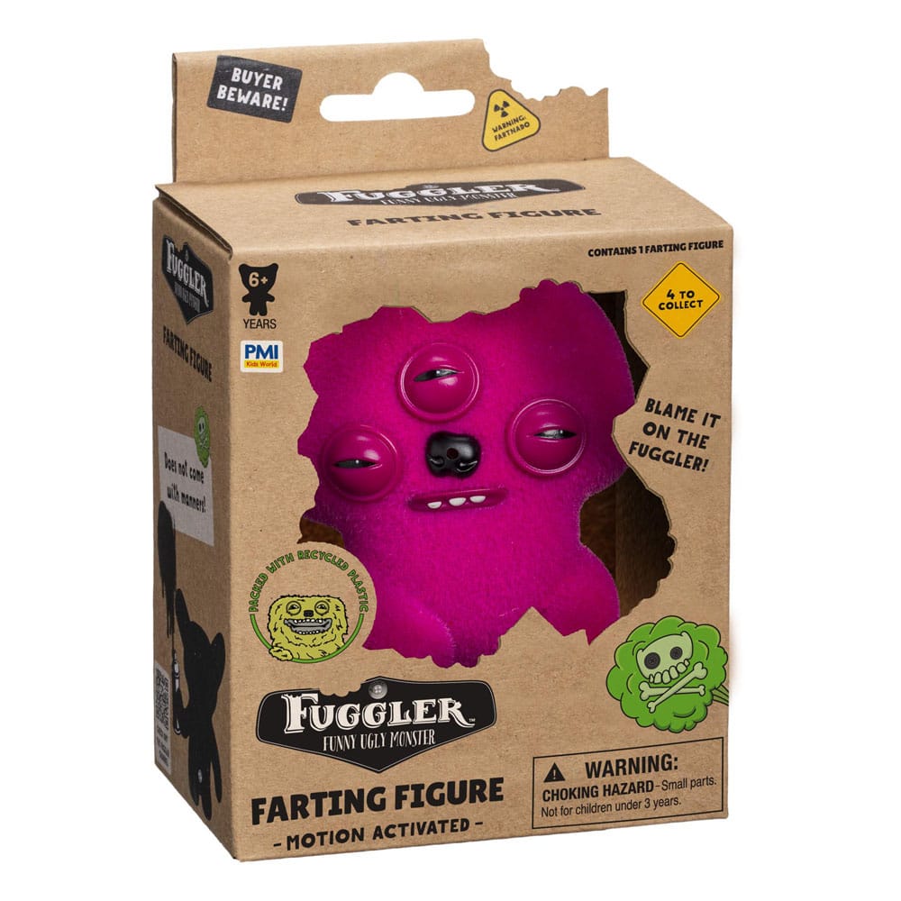 Fuggler: Farting Figures Window Box Annoyed Alien Purple 7290120513334
