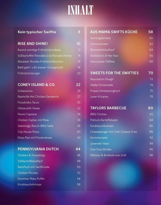 Taylor's Kitchen: The Ultimate Swiftie Cookbook *German Version* 9783833247125