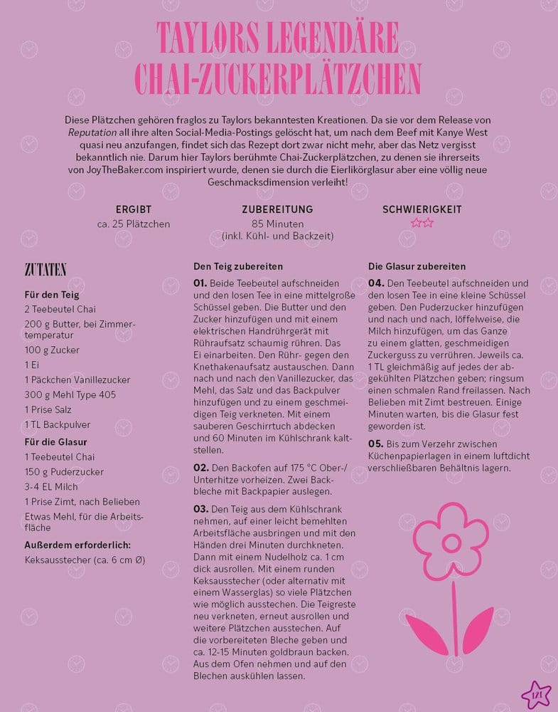 Taylor's Kitchen: The Ultimate Swiftie Cookbook *German Version* 9783833247125