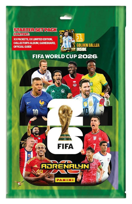 Panini FIFA World Cup 2026 Adrenalyn XL Trading Cards Starter Pack *German Version* 4143917010901