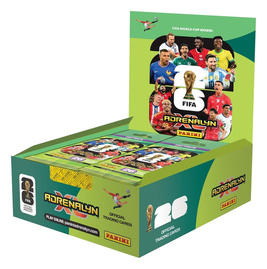 FIFA World Cup 2026 Adrenalyn XL Trading Cards Fatpack Box (10) 8051708032154