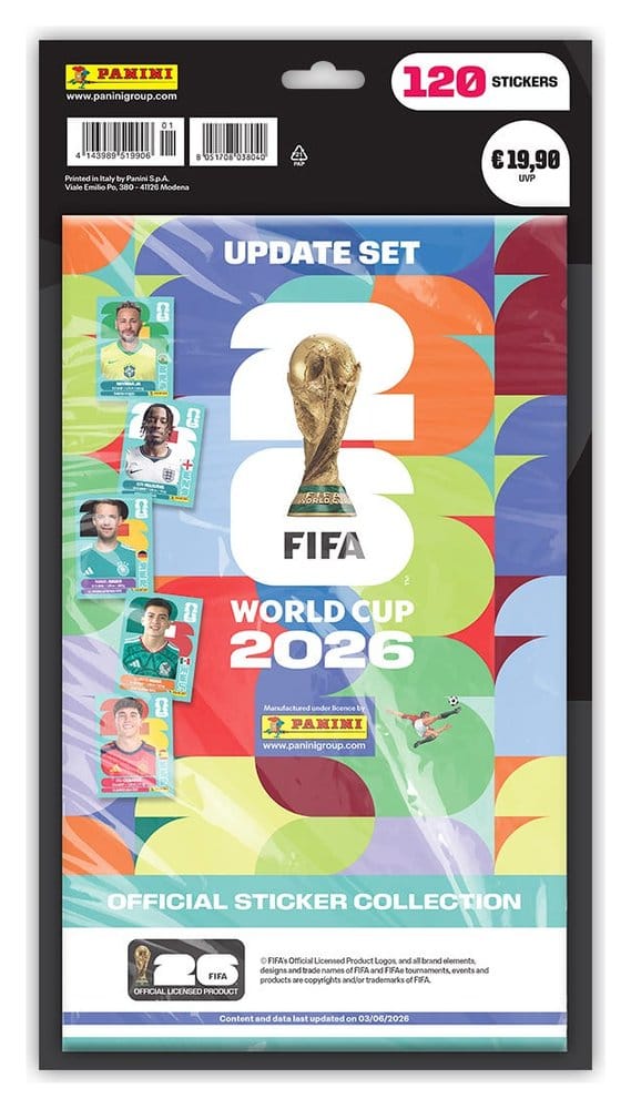 FIFA World Cup 2026 Sticker Collection Update Set 8051708038040