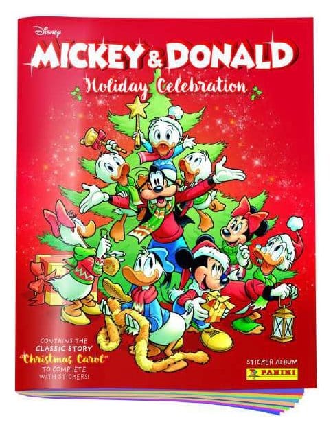 Mickey & Donald Holiday Celebration Sticker & Trading Card Collection Album *German Version* 4193985903506