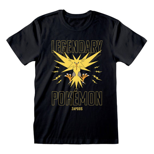 Pokémon T-Shirt Legendary Zapdos Size S 5056599744479