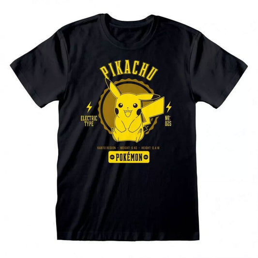 Pokemon T-Shirt Collegiate Pikachu Size XL 5056463499771