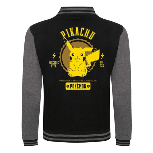 Pokemon Varsity Jacket Collegiate Pikachu Size M 5056599706002