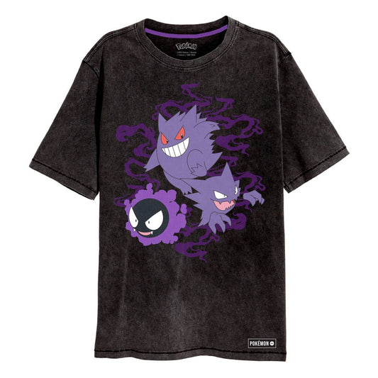 Pokemon T-Shirt Ghosts Size S 5056599758865