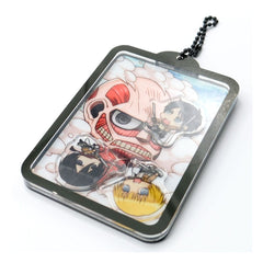 Attack on Titan Shaker Acrylic Keychain Kawaii Attack! 6430063313115