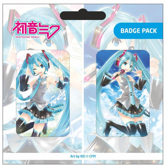 Hatsune Miku Pin Badges 2-Pack Set A 6430063310732