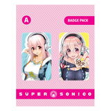 Super Sonico Pin Badges 2-Pack Set A 6430063311371