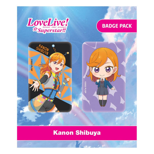 Love Live! Pin Badges 2-Pack Kanon Shibuya 6430063311654