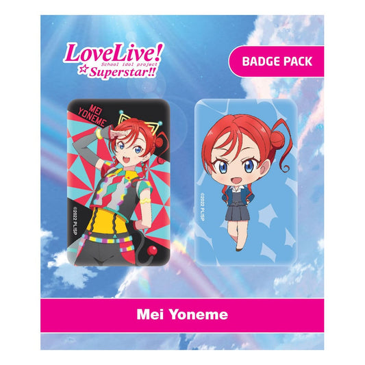 Love Live! Pin Badges 2-Pack Mei Yoneme 6430063311715