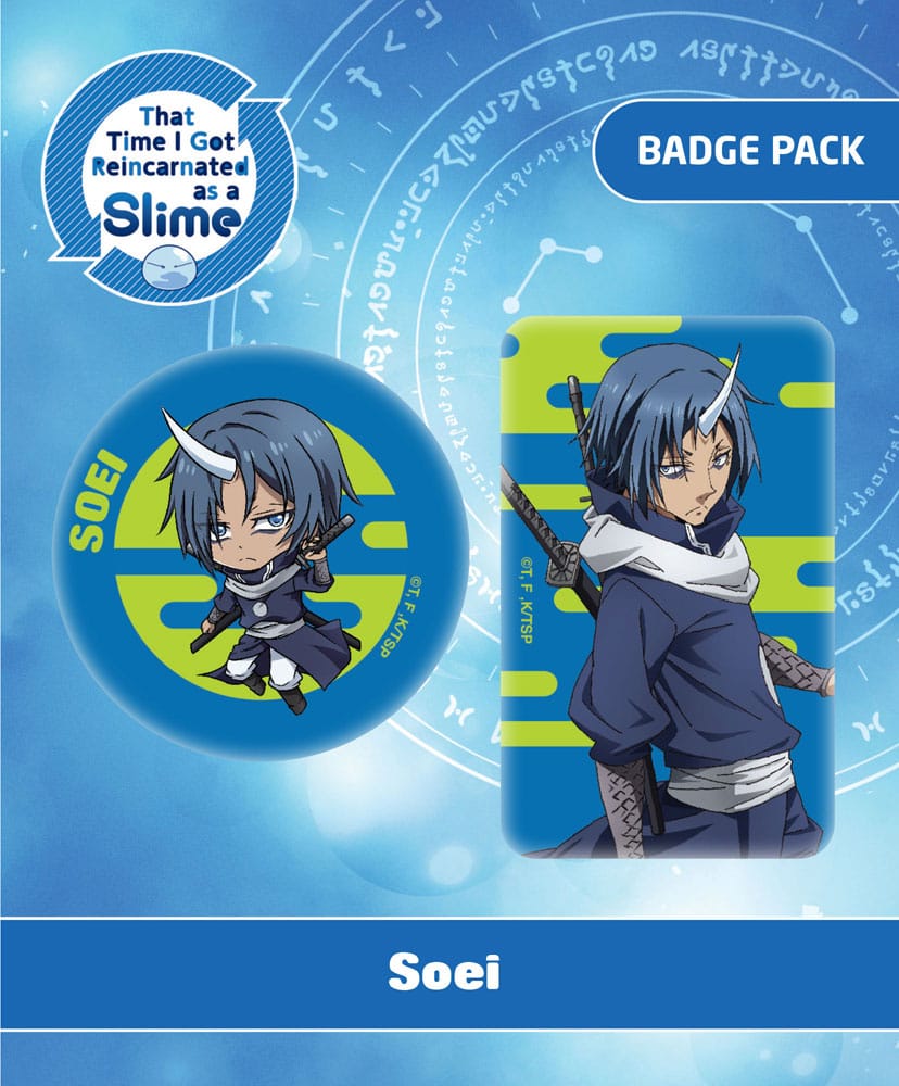 That Time I Got Reincarnated as a Slime Pin Badges 2-Pack Soei  6430063311883