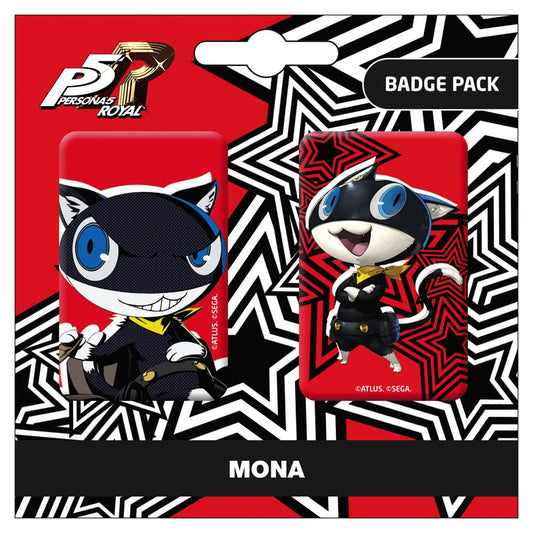 Persona 5 Royal Pin Badges 2-Pack Mona / Morgana 6430063311937