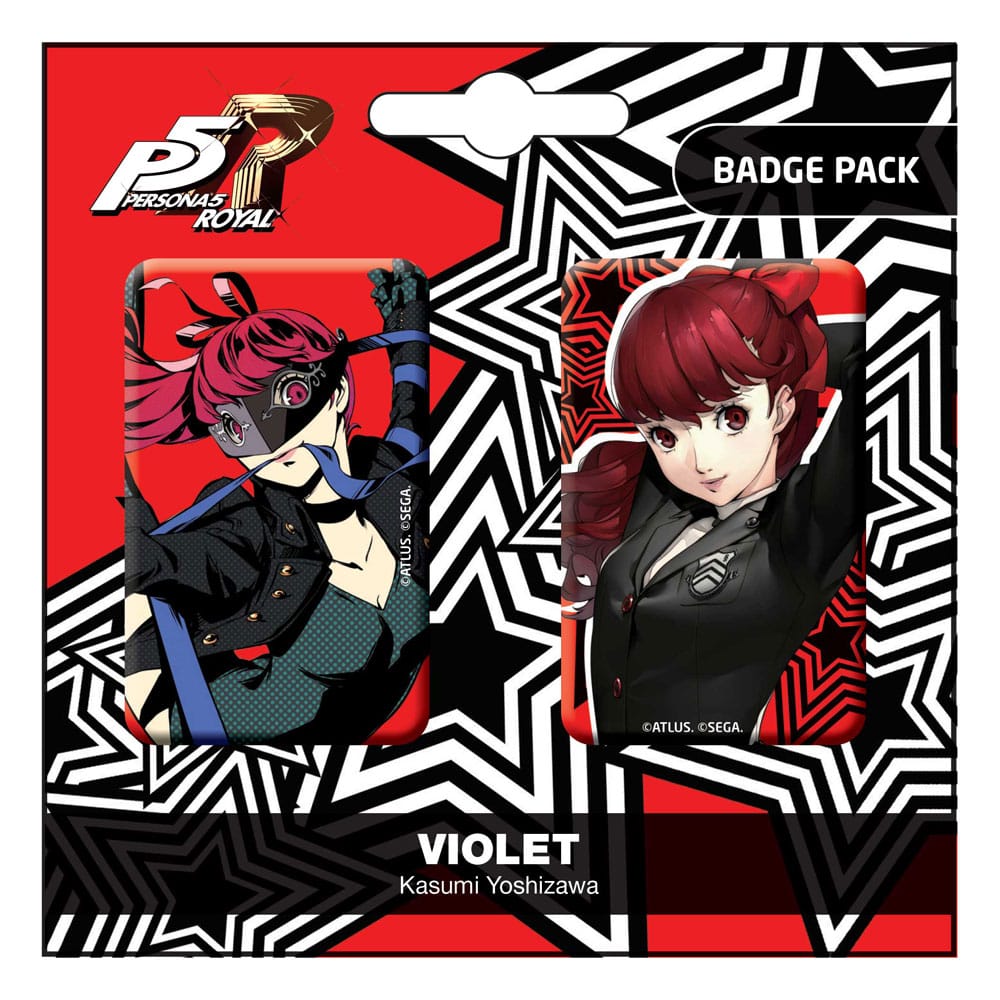 Persona 5 Royal Pin Badges 2-Pack Violet / Kasumi Yoshizawa 6430063311975