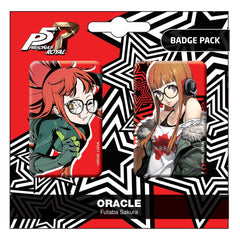 Persona 5 Royal Pin Badges 2-Pack Oracle / Futaba Sakura 6430063311364