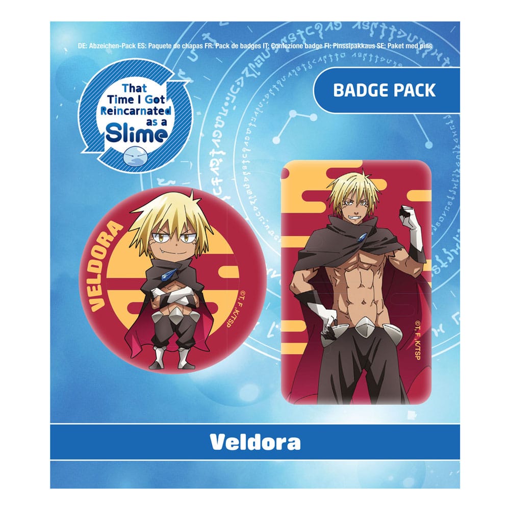 That Time I Got Reincarnated as a Slime Pin Badges 2-Pack Veldora Human Form  6430063311142