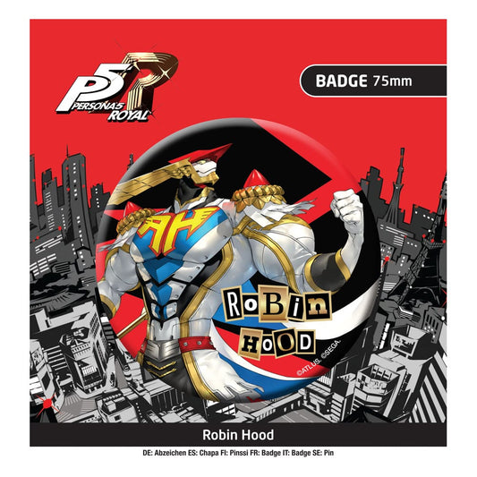 Persona 5 Royal Pin Badge Robin Hood 6430063312965
