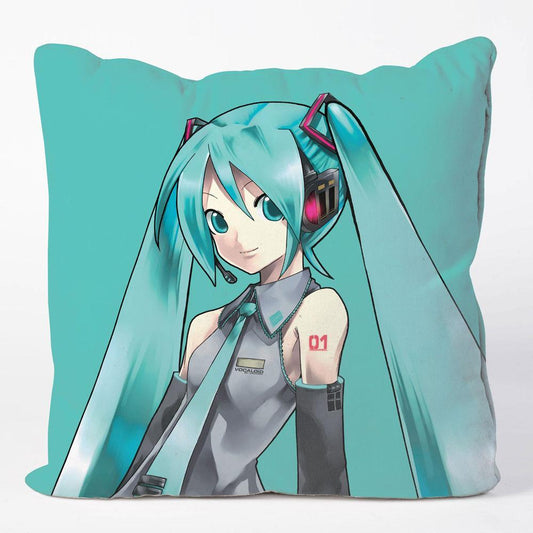 Vocaloid Pillow Case Hatsune Miku 50 X 50 Cm - Amuzzi