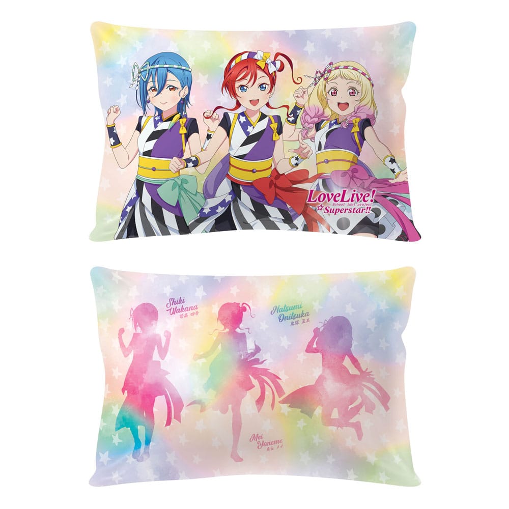 Love Live! Superstar!! Pillow Kissen Shiki, Mei, Natsumi 50 x 35 cm 6430063311609