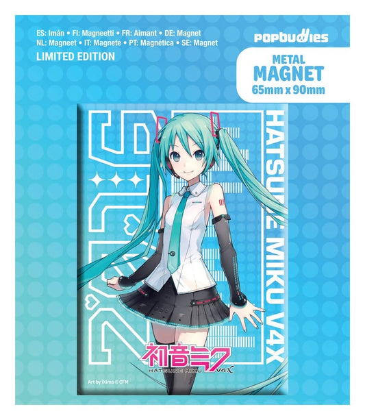 Hatsune Miku Fridge Magnet V4x Metal 6430063313702