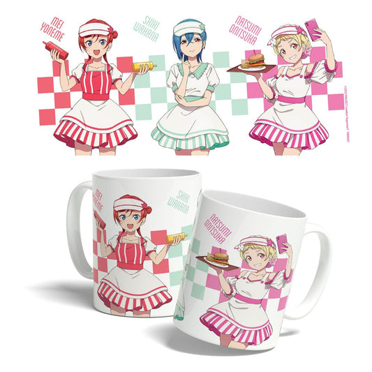 Love Live! Superstar!! Mug American Diner Mei, Shiki, Natsumi 325 ml 6430063311524