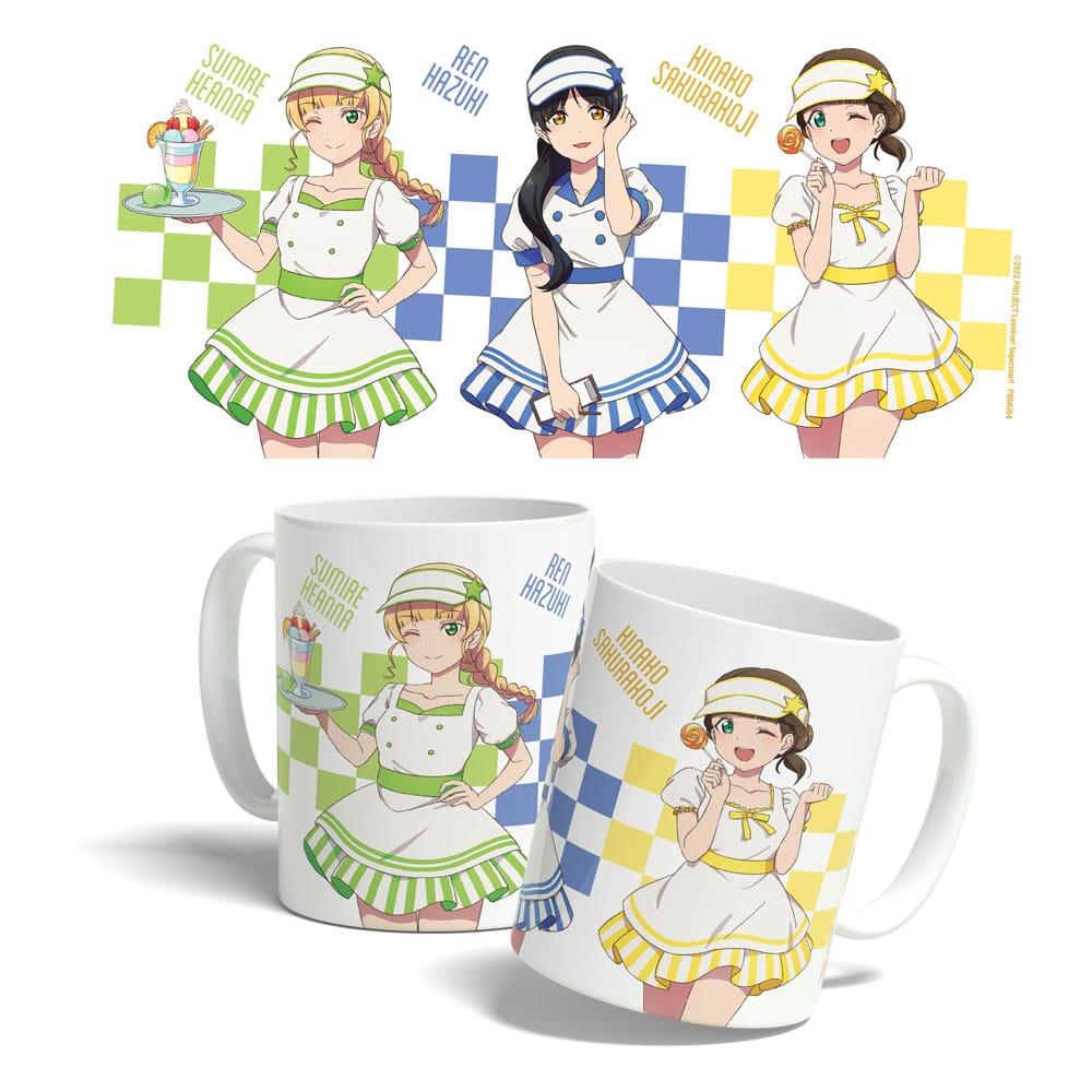 Love Live! Superstar!! Mug American Diner Sumire, Ren, Kinako 325 ml 6430063311531