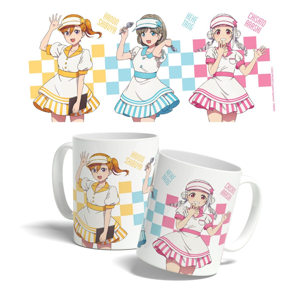 Love Live! Superstar!! Mug American Diner Kanon, Keke, Chisato 325 ml 6430063311548