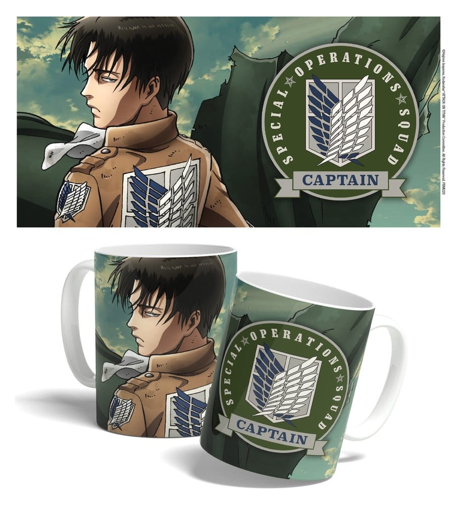 Attack on Titan Mug Levi Squad Captain 325 ml 6430063313030