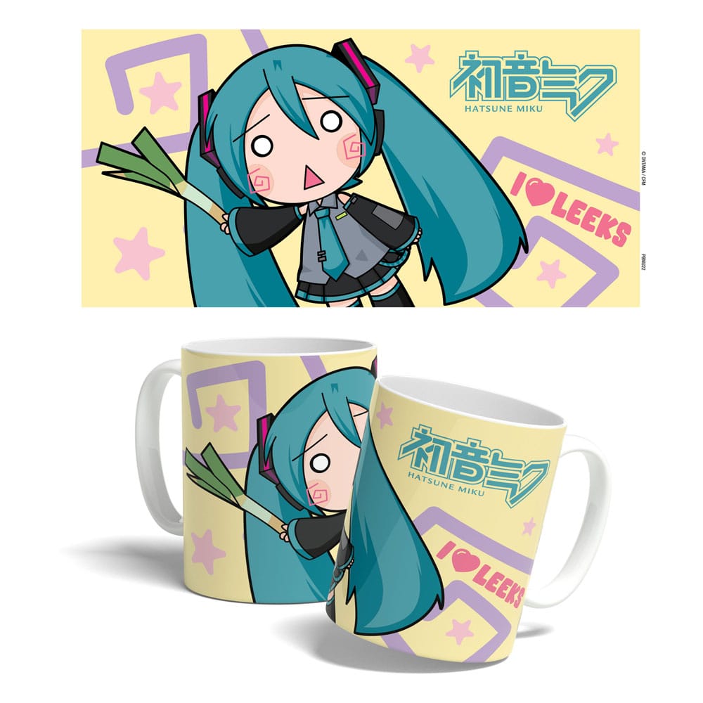 Hatsune Miku Mug Miku Chibi Leek Girl 325 ml     6430063313238