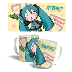 Hatsune Miku Mug Miku Chibi Leek Girl 325 ml     6430063313238