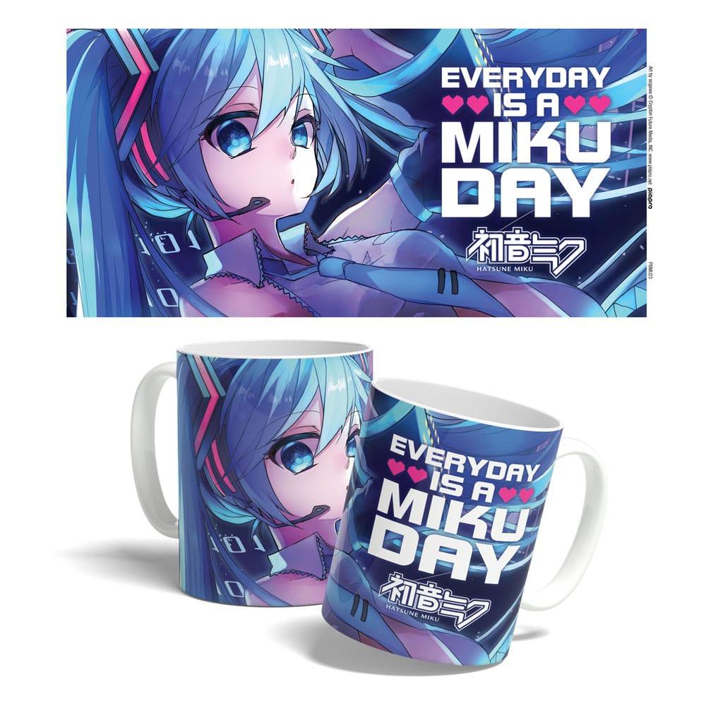 Hatsune Miku Mug Everyday is a Miku Day 325 ml     6430063313245