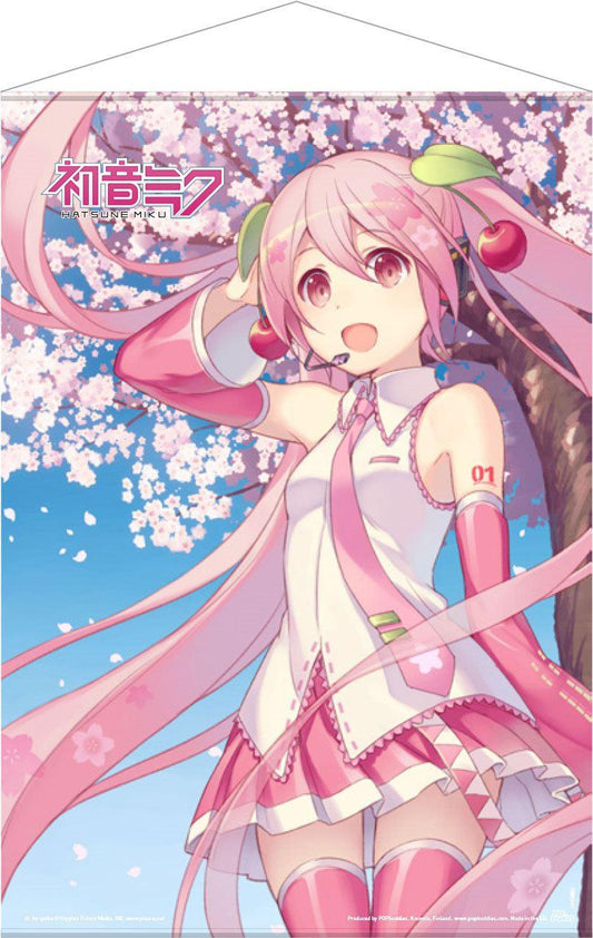 Hatsune Miku Wallscroll Cherry Blossom 50 x 70 cm 6430063310152